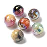 Opaque Acrylic Beads, Round, Mixed Color, 25mm, Hole: 1.5mm(FIND-Z030-18)