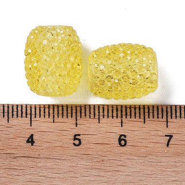 perles de couleur gelée européenne en résine transparente(RESI-B025-01A-12)-3
