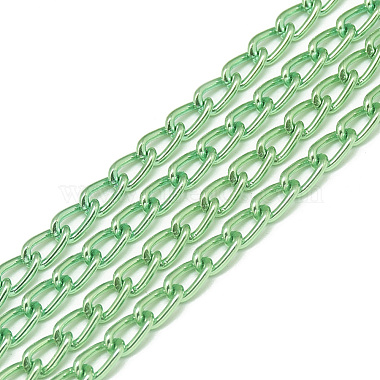 MediumSeaGreen Aluminum Curb Chains Chain