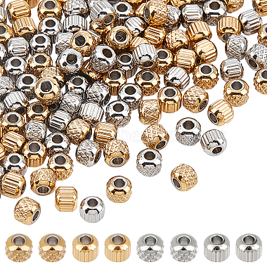 Golden & Stainless Steel Color Rondelle 201 Stainless Steel Beads