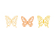 6piezas 3 estilos de blocs de papel para álbumes de recortes con mariposas huecas(SCRA-PW0005-08A)-1