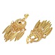 Bohemia Zinc Alloy Clip-on Earrings(EJEW-C089-01J-G)-2