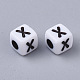 White Opaque Acrylic Beads(MACR-R869-02X)-2