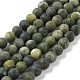 Round Frosted Natural TaiWan Jade Bead Strands(G-M248-8mm-02)-1