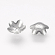 304 Stainless Steel 5-Petal Flower Bead Caps(STAS-J011-02)-2