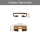 32Pcs 2 Styles Bolo Tie Slides Clasp Accessories(IFIN-CA0001-60)-2