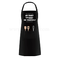 Polyester Apron, Daily Supplies, Rectangle, Tableware Pattern, 770x590mm(AJEW-WH0221-015)