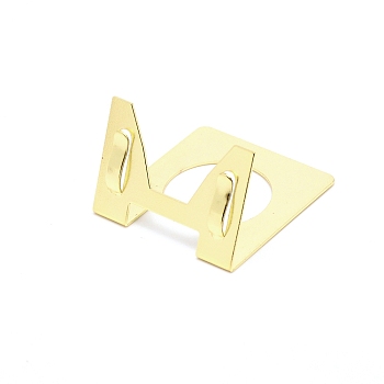 Iron Tag Holder, Price Tag Clips, Exhibition Accessories, Light Gold, 49x44x30.5mm