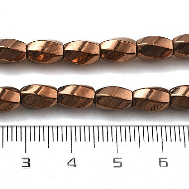 Electroplated Synthetic Non-magnetic Hematite Beads Strands(G-P545-G02-02D)-4