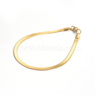 304 Stainless Steel Bracelets(X-BJEW-D418-01G)-2