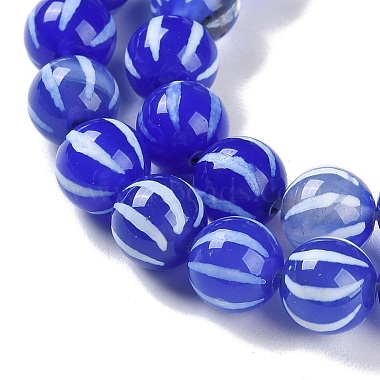 Tibetan Style dZi Agate Beads Strands(G-B084-A06-01)-4