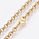 304 Stainless Steel Rolo Chain Necklaces(NJEW-F248-21A-G)-2