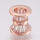 Brass Micro Pave Cubic Zirconia Beads(ZIRC-F083-077-RS)-2