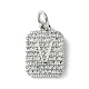 Rack Plating Brass Micro Pave Clear Cubic Zirconia Charms(KK-G501-01V-P)-1