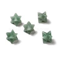 Natural Green Aventurine Beads, No Hole/Undrilled, Merkaba Star, 12.5~13x12.5~13x12.5~13mm(G-A206-01B-11)