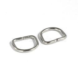 304 Stainless Steel Bag Accessories, Stainless Steel Color, 10.6x12.5x1.5mm(STAS-D431-43)