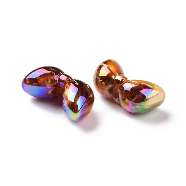 UV Plating Rainbow Iridescent Acrylic Beads(PACR-H003-08)-3