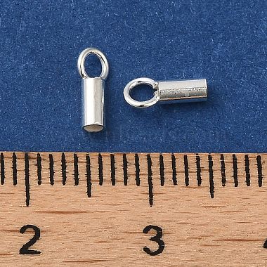 925 Sterling Silver Cord Ends(STER-P055-01B-S)-3