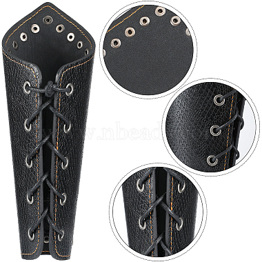 Adjustable Imitation Leather Cord Bracelet(AJEW-WH0342-91A)-6
