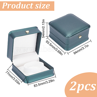 квадратная коробка для браслета из искусственной кожи(LBOX-WH0002-07B)-2