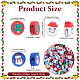 200Pcs 10 Styles Christmas Theme Handmade Polymer Clay Beads(CLAY-SC0002-54)-2