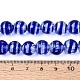 手作りの箔ガラスビーズストランド(FOIL-N033-05B)-4