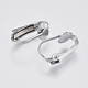 Accessoires de boucles d'oreilles clips à vis en 304 acier inoxydable(STAS-I097-025P)-2
