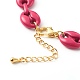 Alloy Coffee Bean Chain Bracelets(BJEW-JB06247)-7