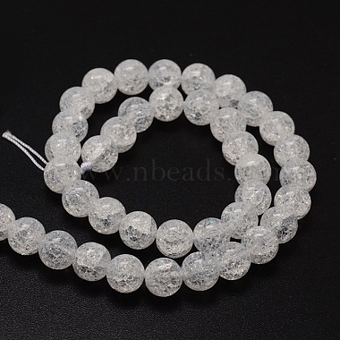 Crackle Glass Round Beads Strands(CCG-E001-4mm-04)-2