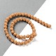 Brins de perles teintées en pierre de lave synthétique(G-H311-08B-10)-2
