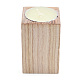 Bougeoir en bois naturel(AJEW-T002-01)-1