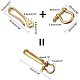 Brass S Hook Clasps and Brass Shackles Clasps(PH-KK-P001-01)-2