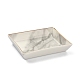 Rectangle with Marble Pattern Porcelain Jewelry Display Plate(AJEW-C007-01A)-2