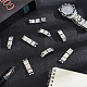dicosmetic 20 ensembles 2 styles rectangle 201 fermoirs de bracelet de montre en acier inoxydable(STAS-DC0011-60)-6
