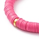 Handmade Polymer Clay Heishi Beads Stretch Bracelets(X-BJEW-JB05759)-4