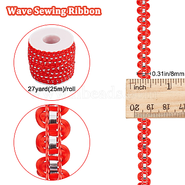 25M Metallic Yarn Lace Ribbons(OCOR-GF0003-09A)-2