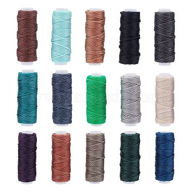 1mm Colorful Waxed Polyester Cord Thread & Cord