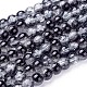 Spray Painted Crackle Glass Beads Strands(CCG-Q002-6mm-11)-1