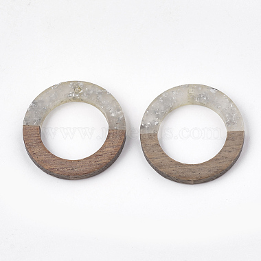 Resin & Wood Pendants(X-RESI-S358-04E)-2