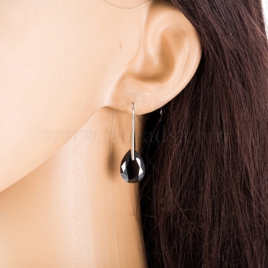 Platinum Tone Stainless Steel Dangle Earrings(EJEW-EE0002-06B)-4