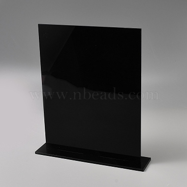 6Pcs Acrylic Blank Board Holder Stands(ODIS-WH0038-275A)-1