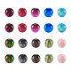 100Pcs 10 Colors Two Tone Opaque Resin Beads(RESI-TA0001-45)-1