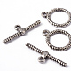 Tibetan Style Alloy Toggle Clasps(X-LF1543Y)-3