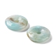 Natural Flower Amazonite China Safety Buckle Pendants(G-M419-01A)-2