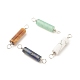 Natural Mixed Stone Connector Charms(PALLOY-JF01564)-1