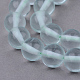 Pastèque verte perles de verre en pierre brins(X-G-Q462-8mm-33)-1