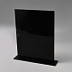 6Pcs Acrylic Blank Board Holder Stands(ODIS-WH0038-275A)-1