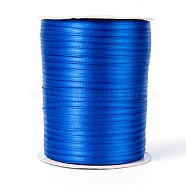 Double Face Satin Ribbon, Polyester Ribbon, Blue, 1/8 inch(3mm), about 880yards/roll(804.672m/roll)(RC3mmY-26)