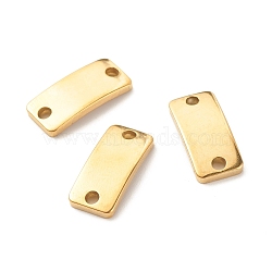 Ion Plating(IP) 201 Stainless Steel Link Connectors, Rectangle, Golden, 20x10x2mm, Hole: 2.5mm(STAS-A056-02G)