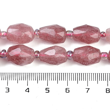 Natural Strawberry Quartz Beads Strands(G-G182-D01-01)-5